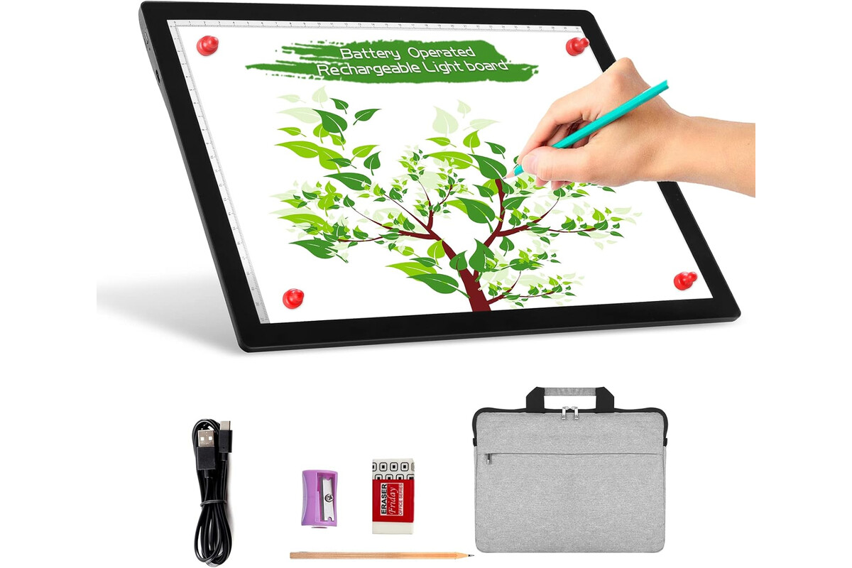 Risparmia subito sul tuo light board ricaricabile tohETO A4: tablet luminoso + borsa inclusa a prezzo speciale