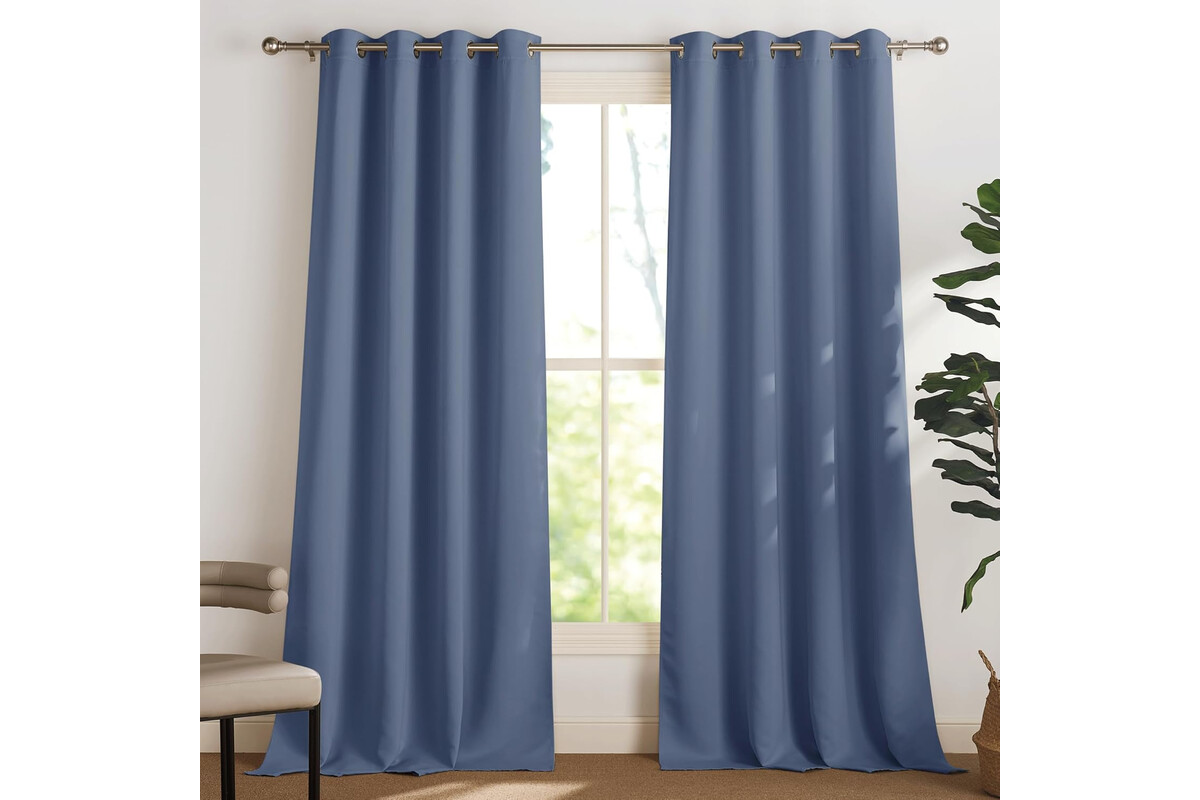 Doppio risparmio su tende oscuranti per cameretta: 2 pezzi extra lunghi a prezzo speciale per comfort e privacy