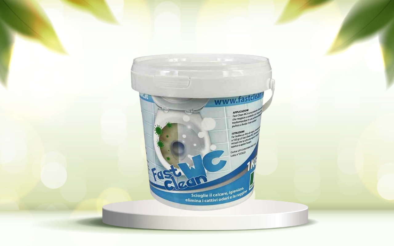 Scopri come pulire il WC senza strofinare: prova Fast Clear WC per risultati brillanti